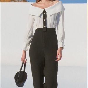 STAUD Paladium Jumpsuit, Black / 4